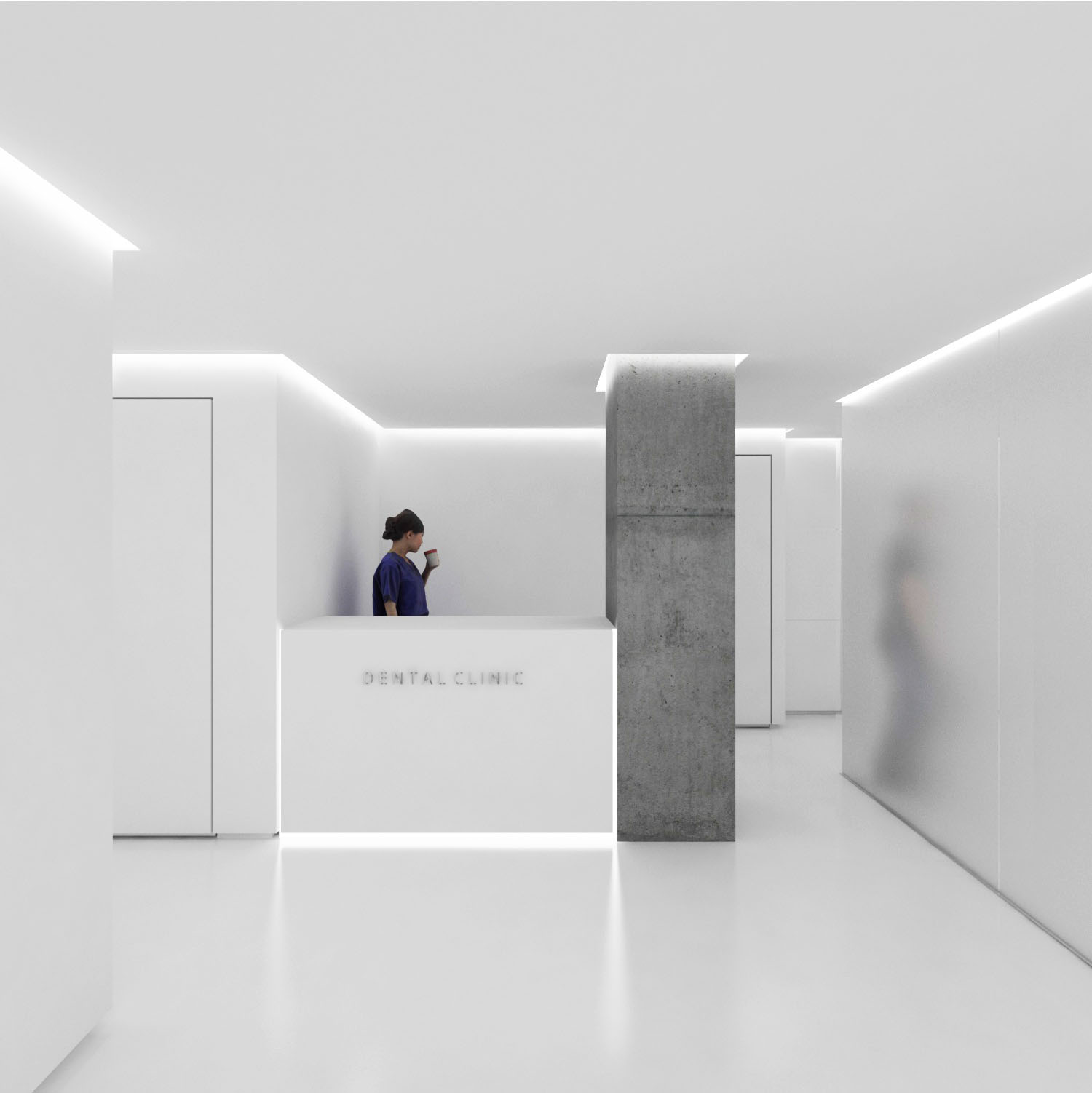 Interior 2 Render of Dr. Eftekhari Dental Clinic 