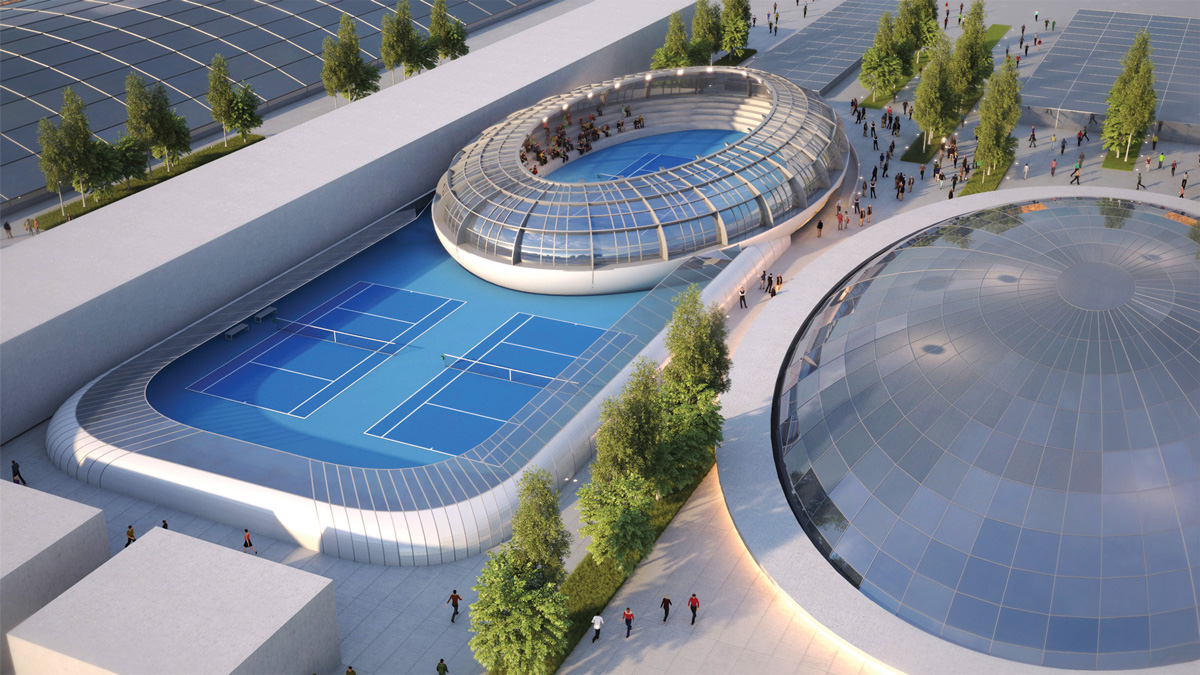 Render 2 of Iranmall Tennis Court