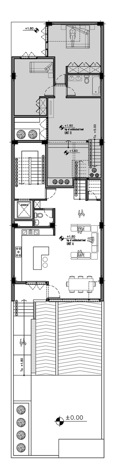 Ground  Floor Plan of Juan Apartment