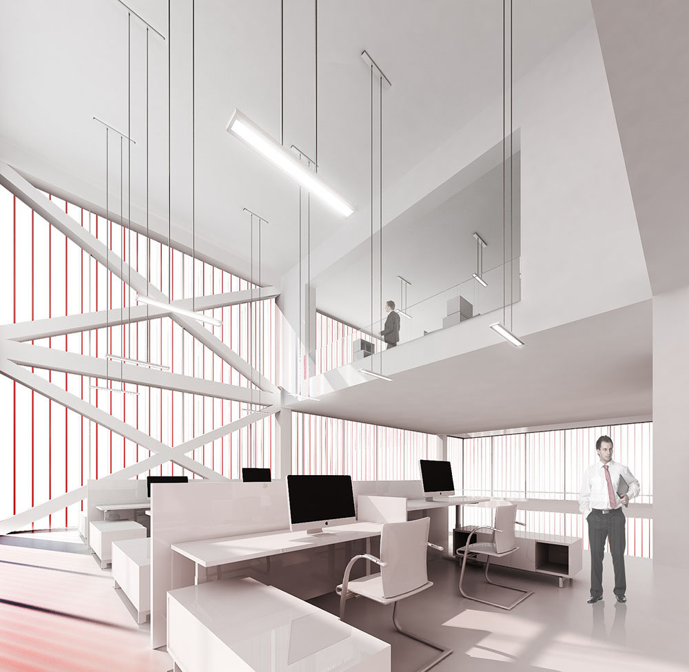 Interior Render of Ghazvin Glass Co Head-office office Space2.