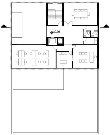 Fist Floor Plan of Ghazvin Glass Co Head-office