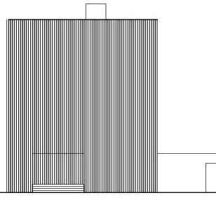 West Elevation of Ghazvin Glass Co Head-office