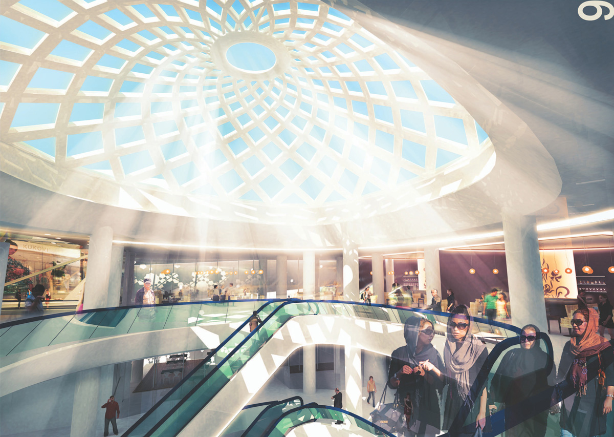 Interior Render of Tohid Commercial Centre