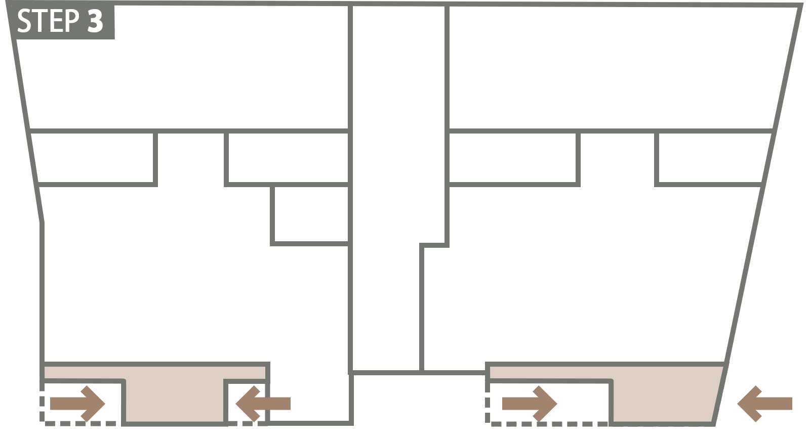 diagram 3 - an apartment near anzali