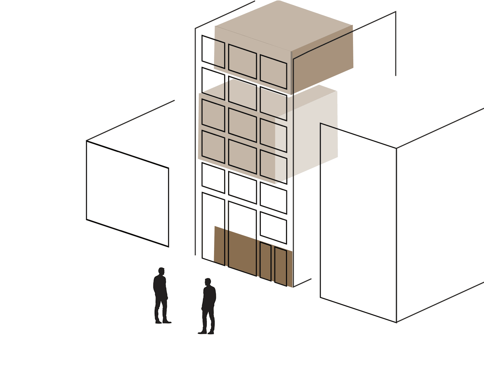 diagram 5 ,facade design of Guilan Nezam T.A.M, 