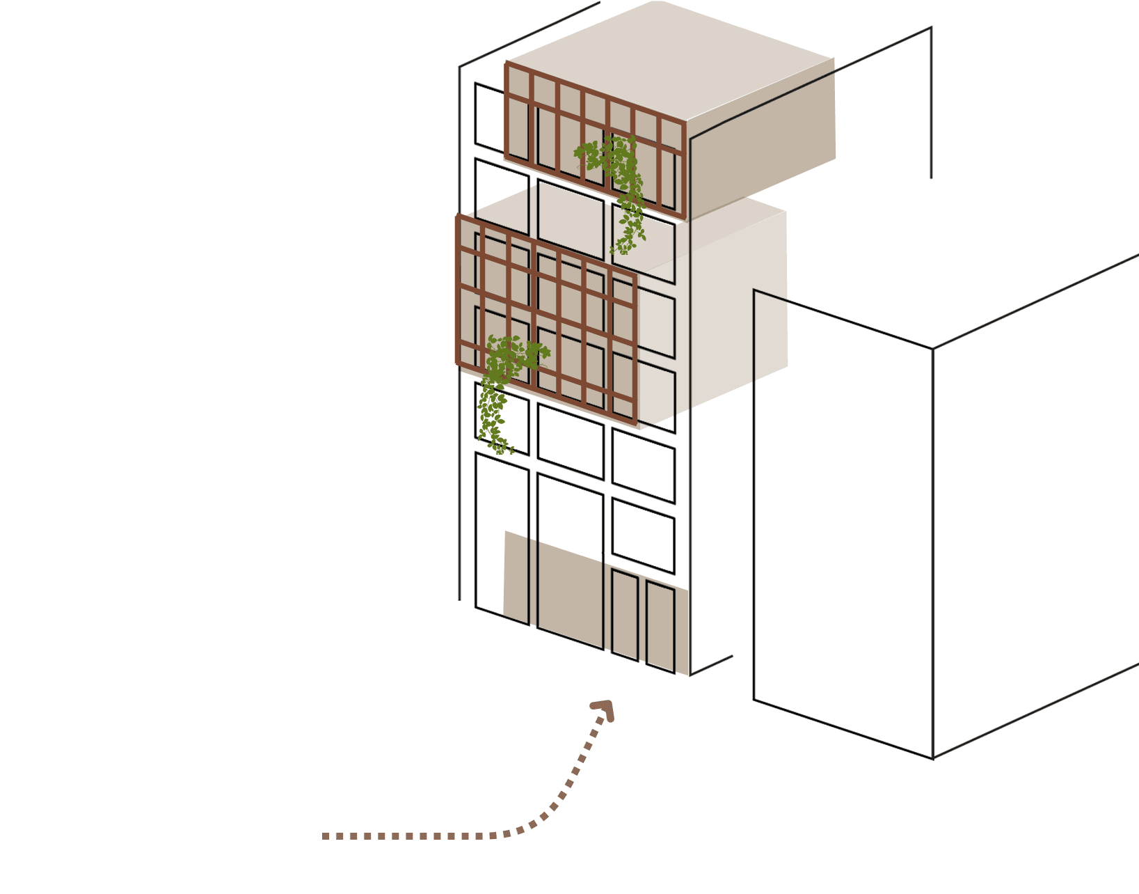 diagram 6 ,facade design of Guilan Nezam T.A.M, 