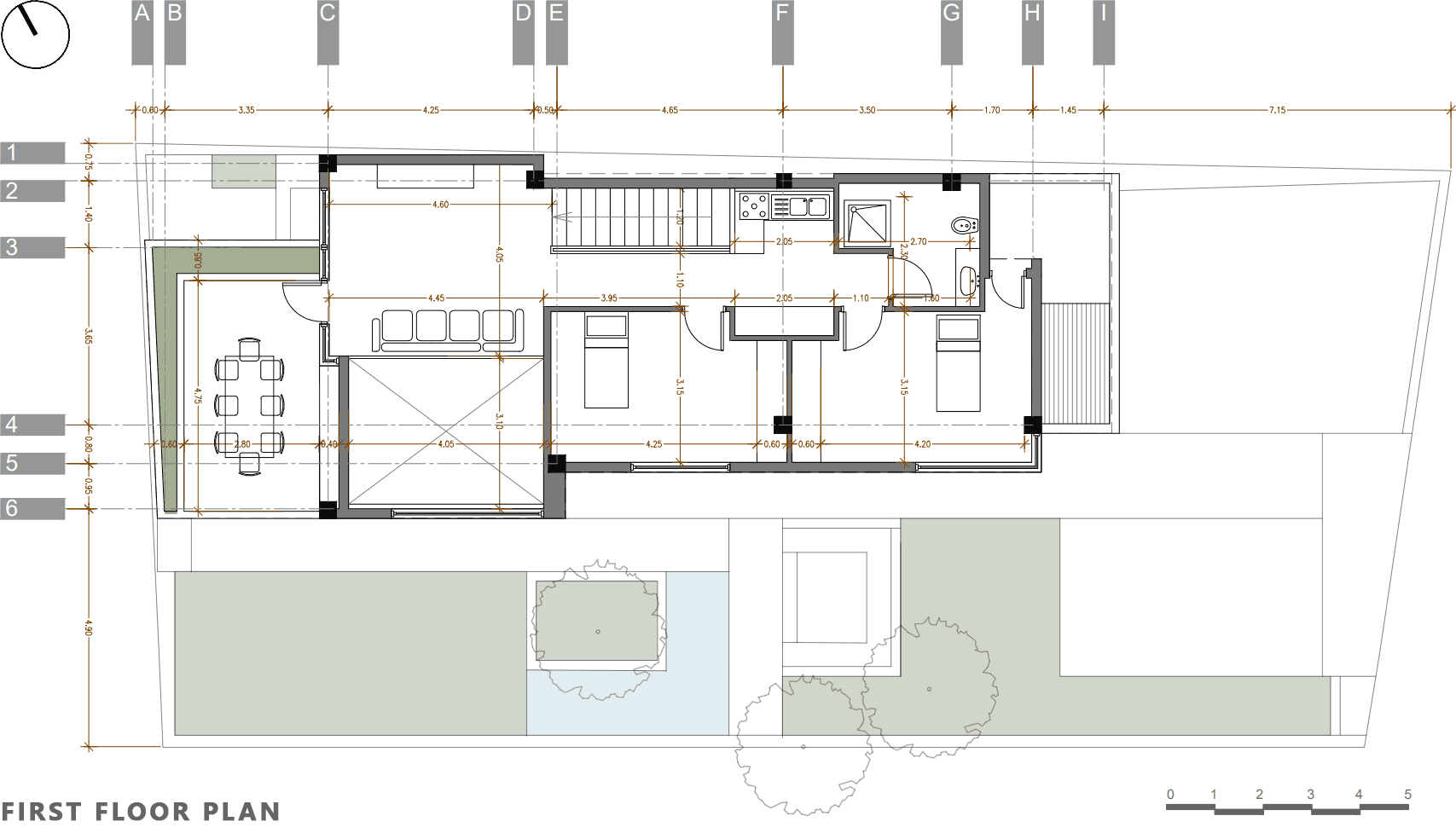 first floor plan, sanjabi villa project