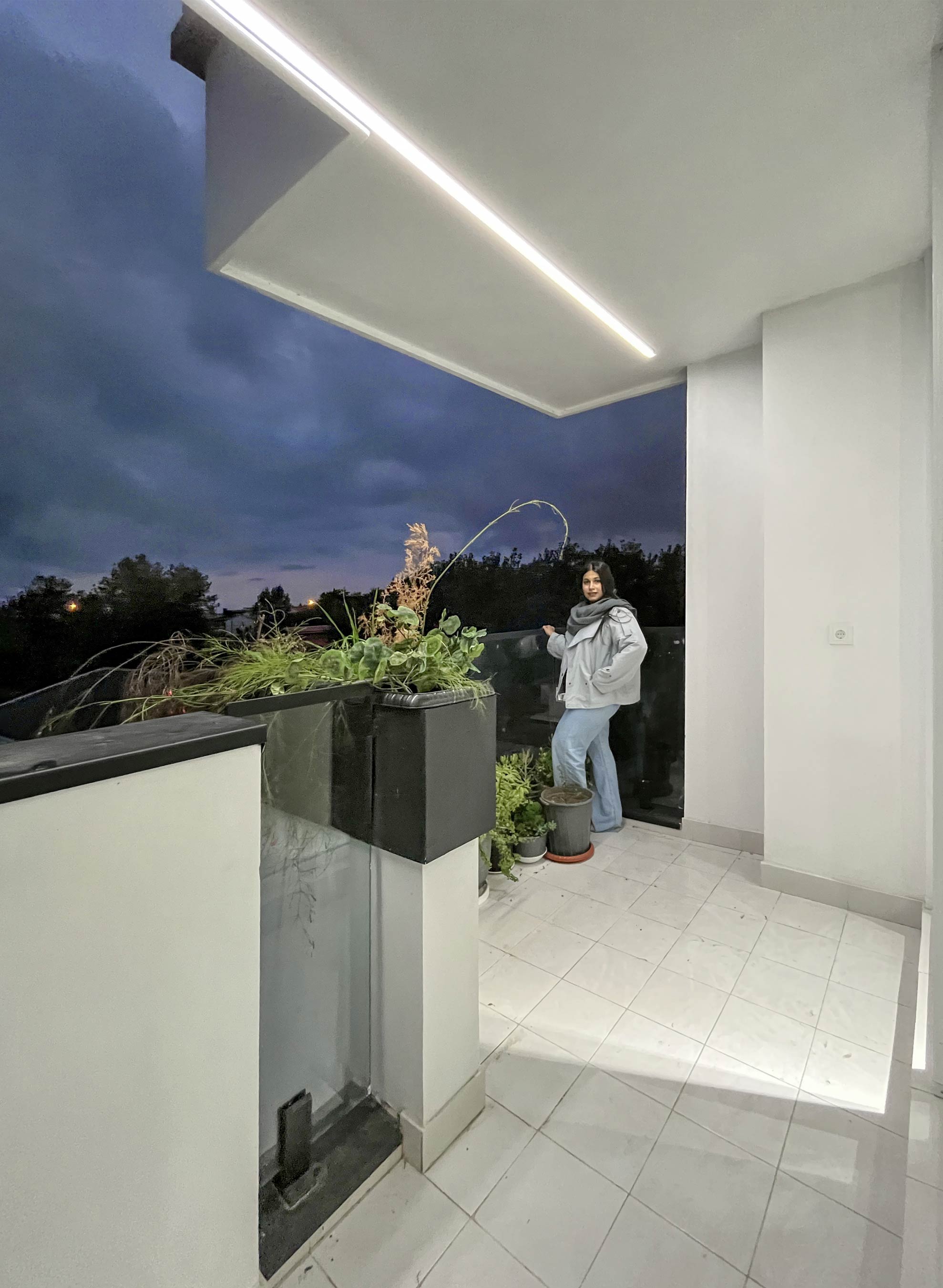 interior picture, night, an apartment near anzali