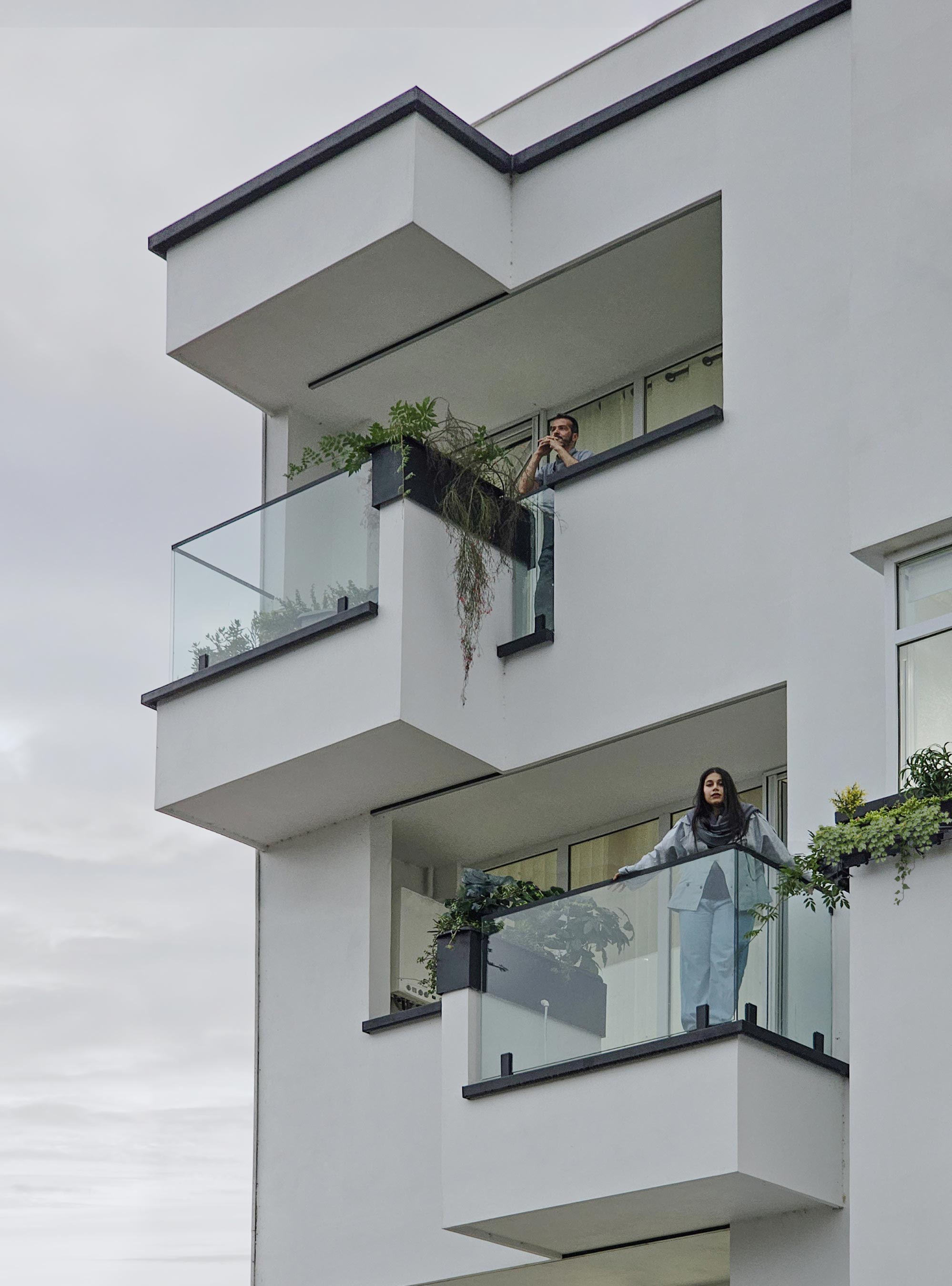 close up exterior picture, an apartment near anzali