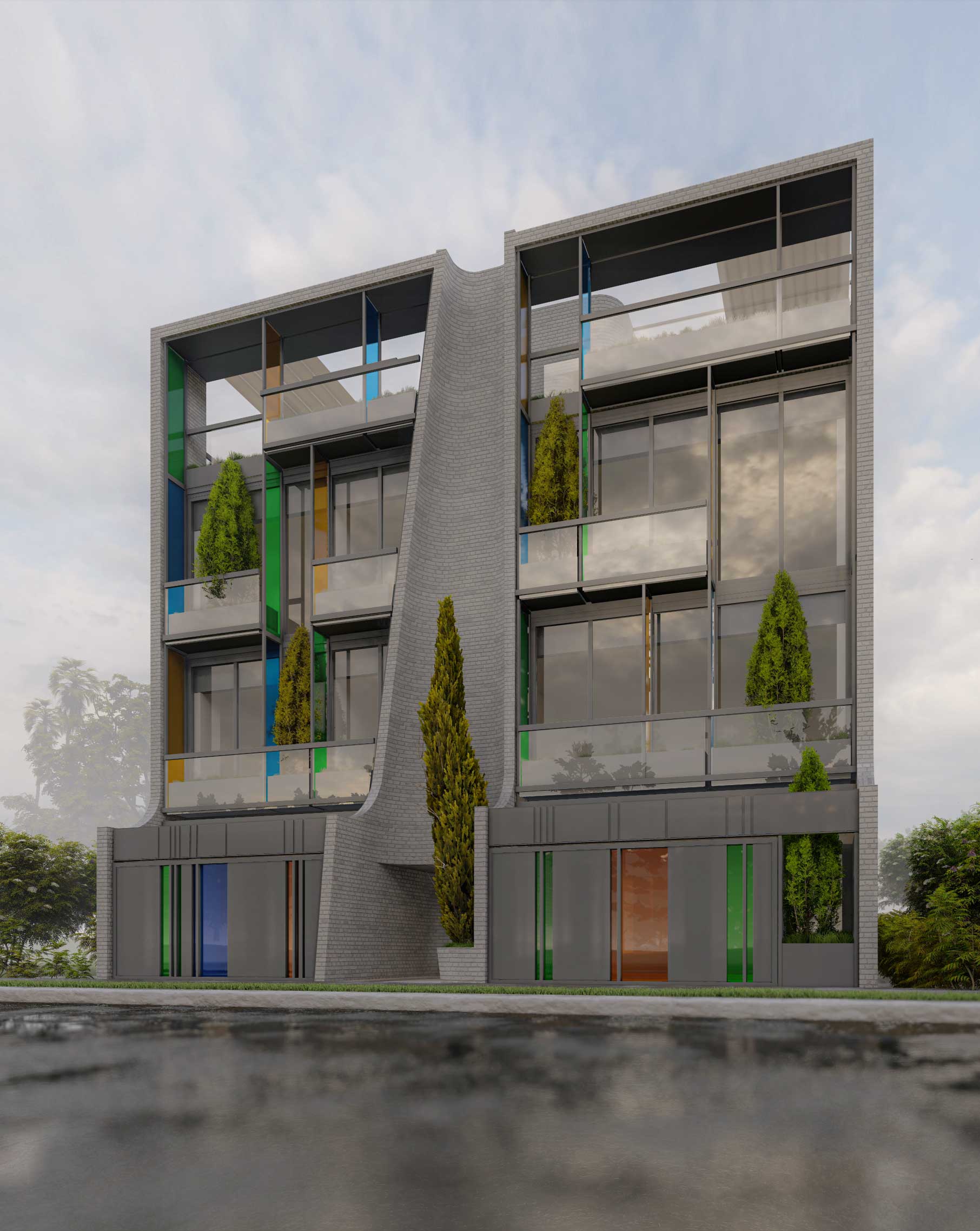 alternative 2, an apartment in lahijan