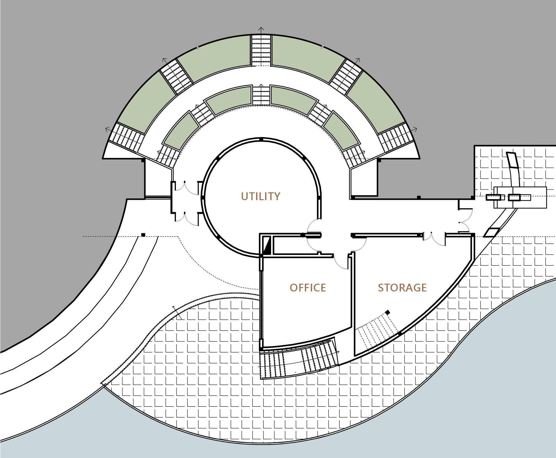 ground floor plan, the Flower and Plant Exhibition