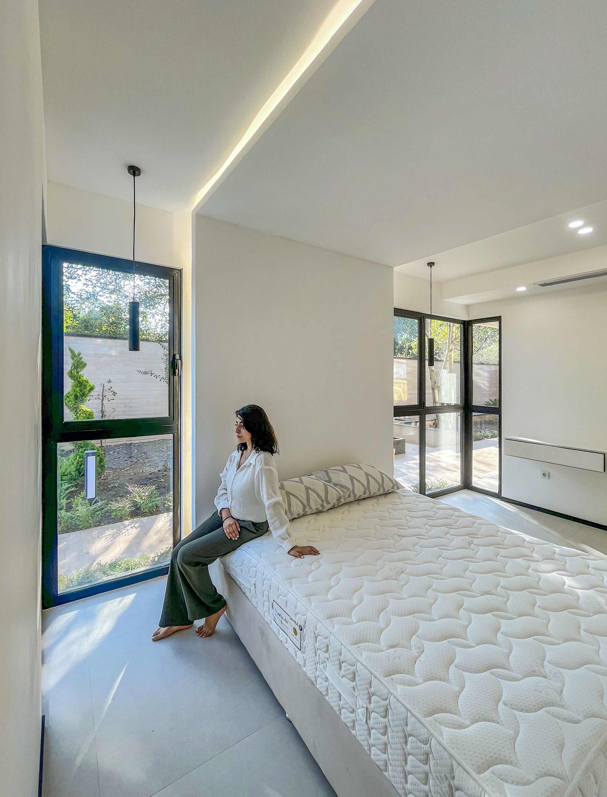 the master bedroom, sanjabi villa 