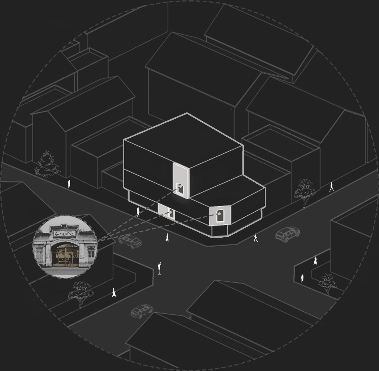 diagram 2, Supa Medical Equipment Building, dark mode