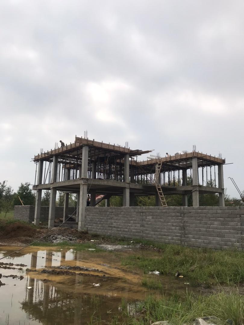 construction, picture 1, a villa around a gazebo