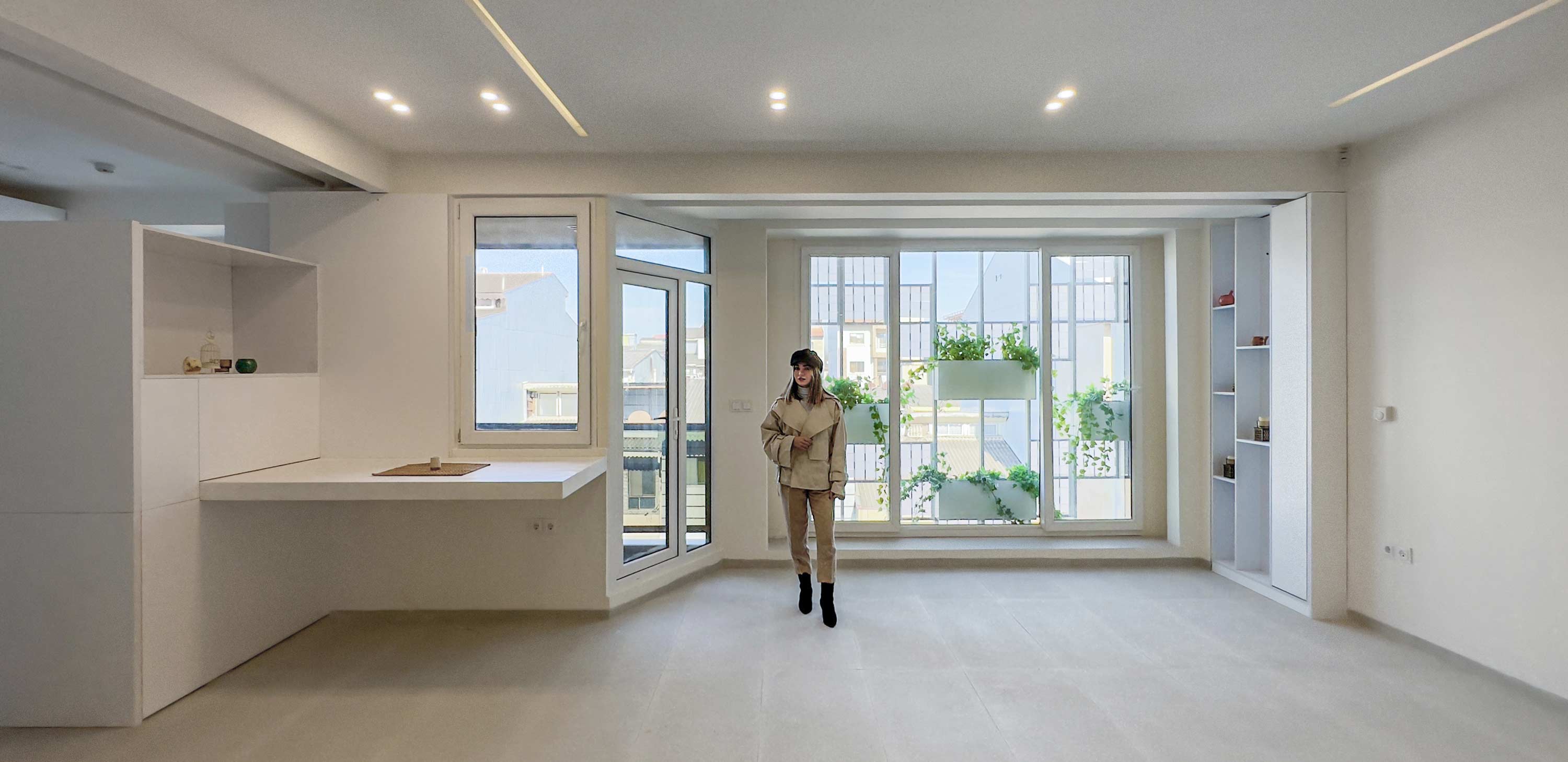 interior panorama, 93 st. residentail aratment